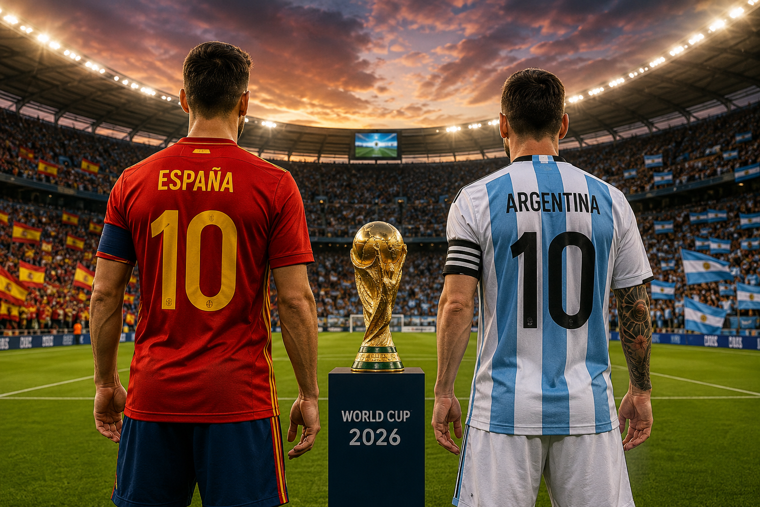 España y Argentina disputan la final que marcará una nueva era.