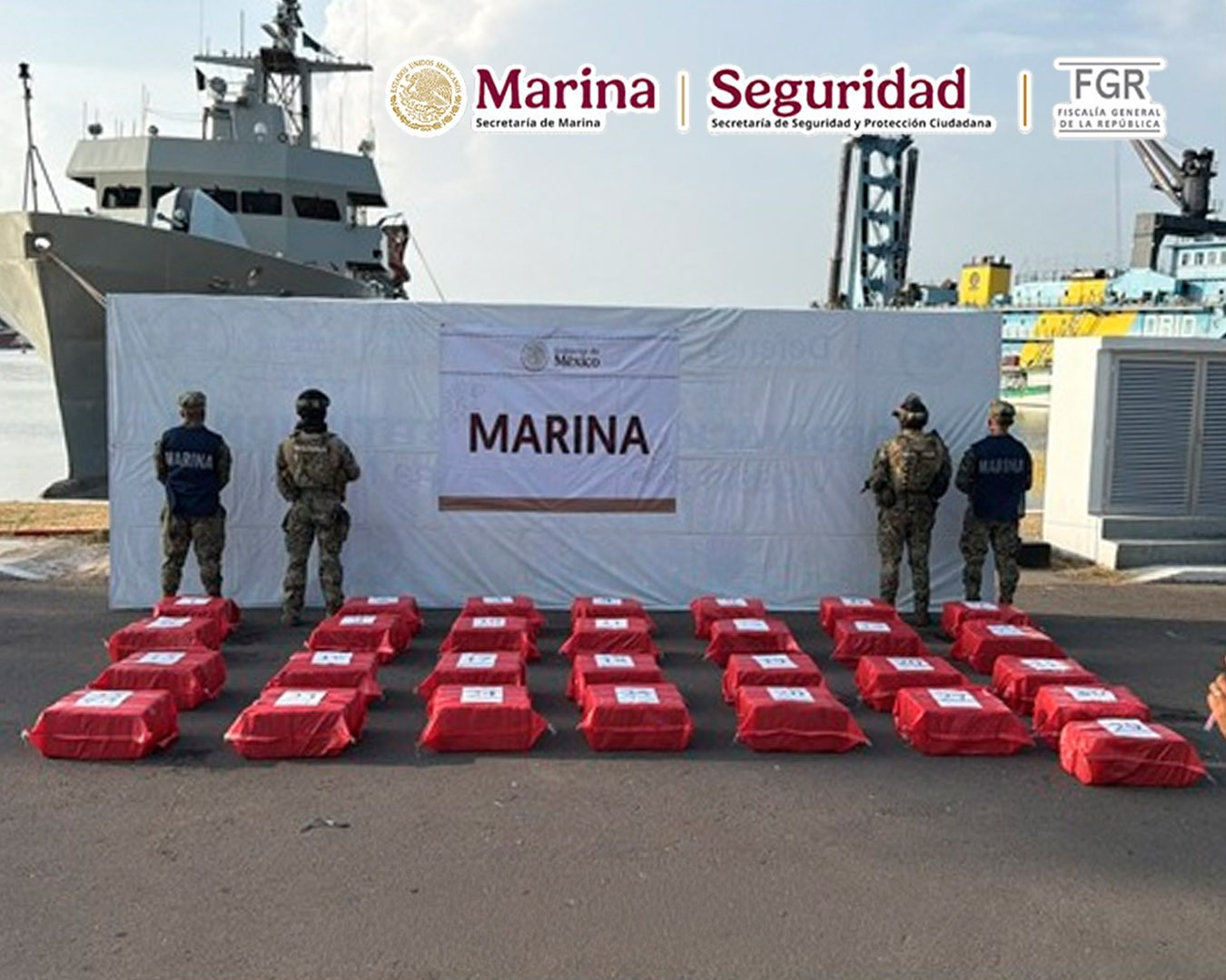 Detienen a ocho personas; decomiso evitó 2.4 millones de dosis.