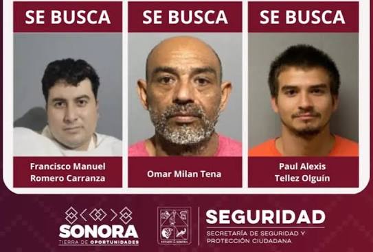 Fiscalía ofrece recompensa millonaria por tres reos prófugos.