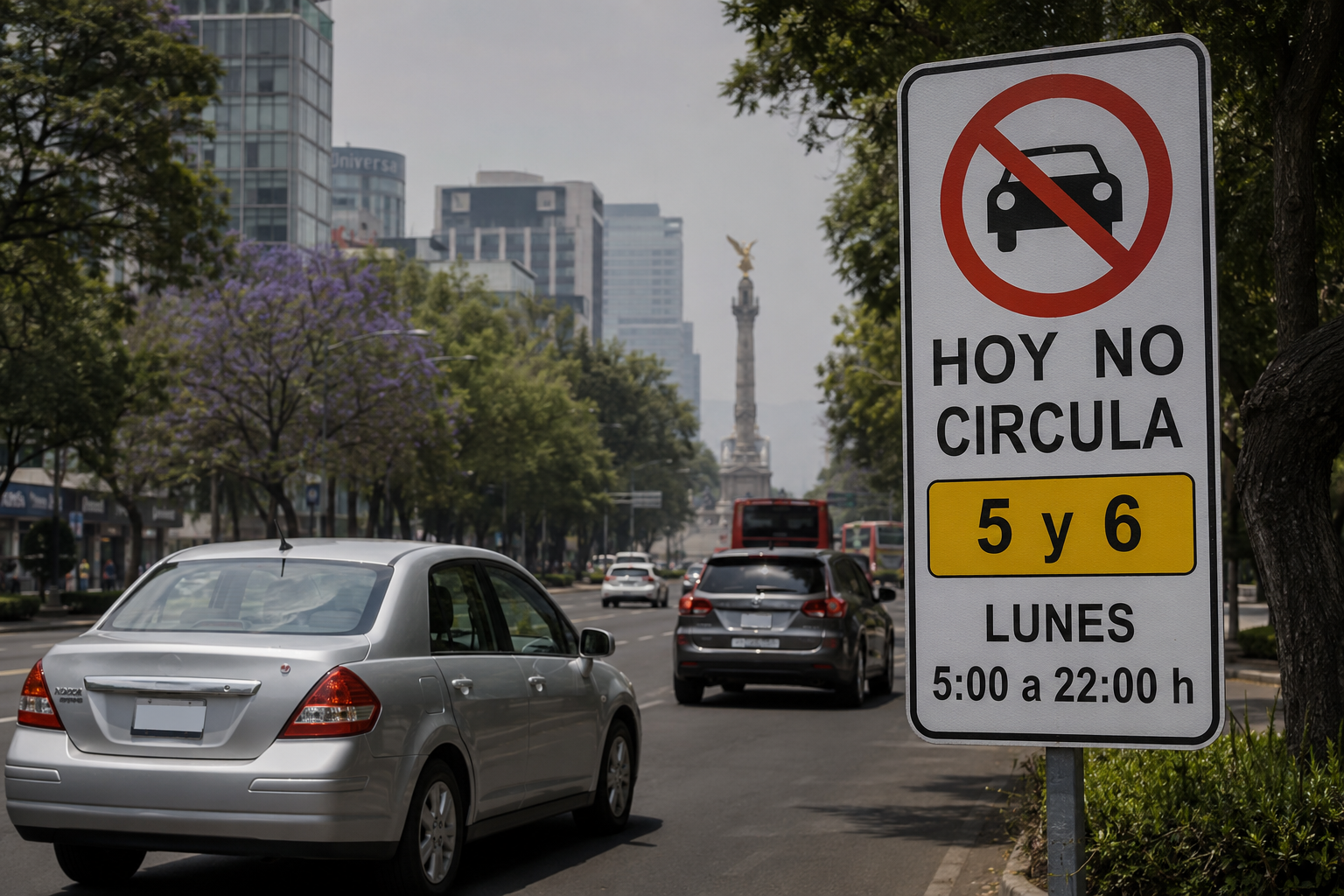 Engomado amarillo con holograma 1 y 2 deberá suspender circulación.