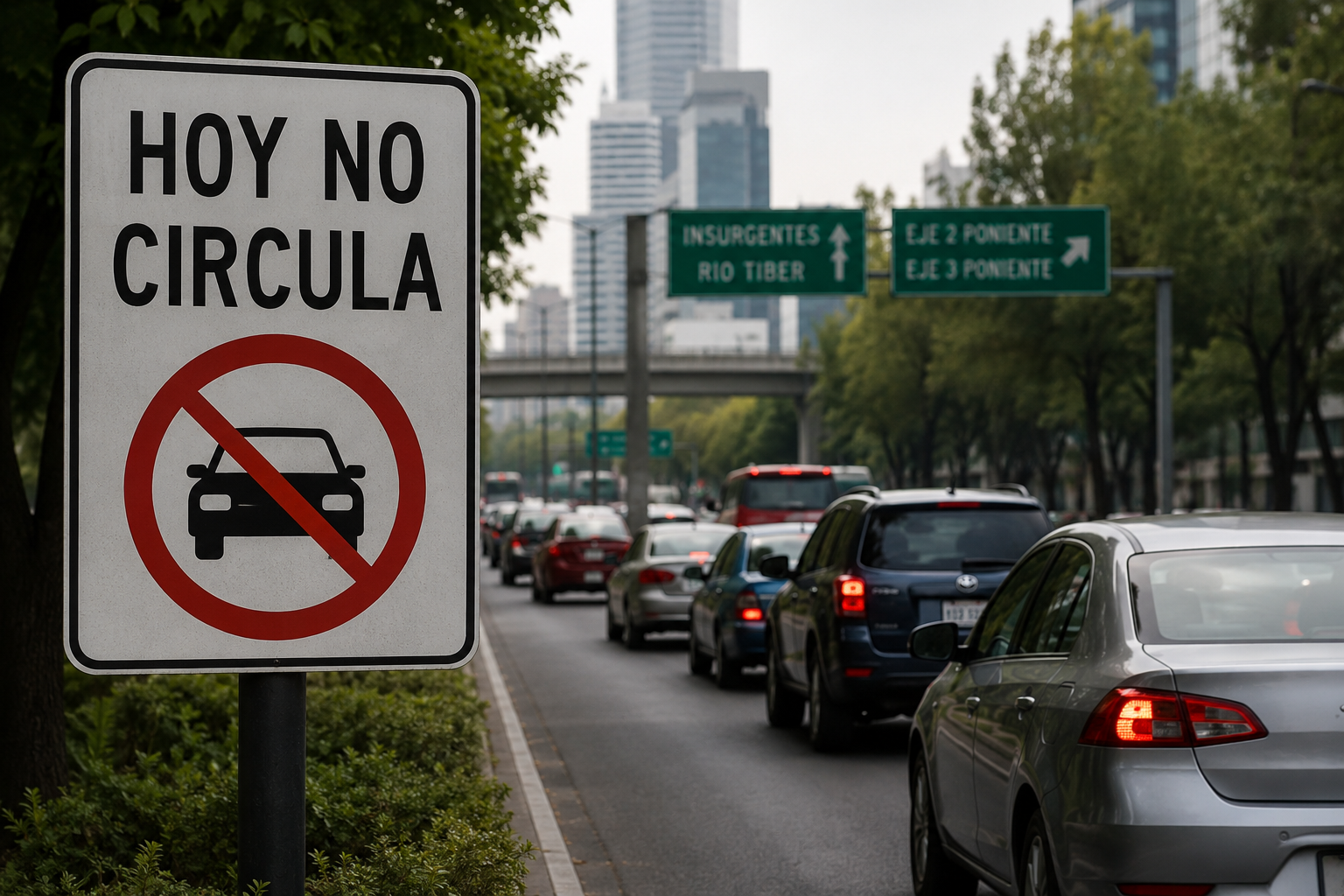 Consulta qué vehículos no podrán circular este sábado y evita multas.