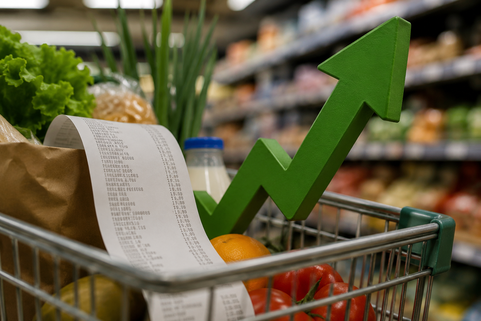 Inflación baja a 3.37%; persisten presiones en servicios y alimentos.