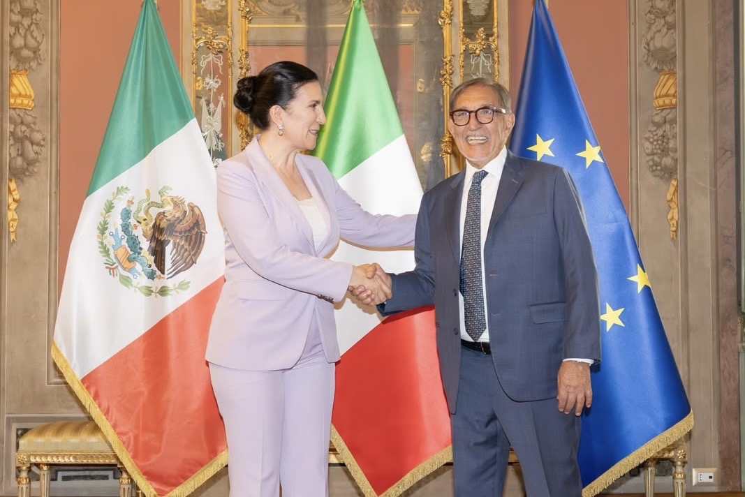Kenia López fortalece la relación México-Italia y reconoce liderazgo de Giorgia Meloni