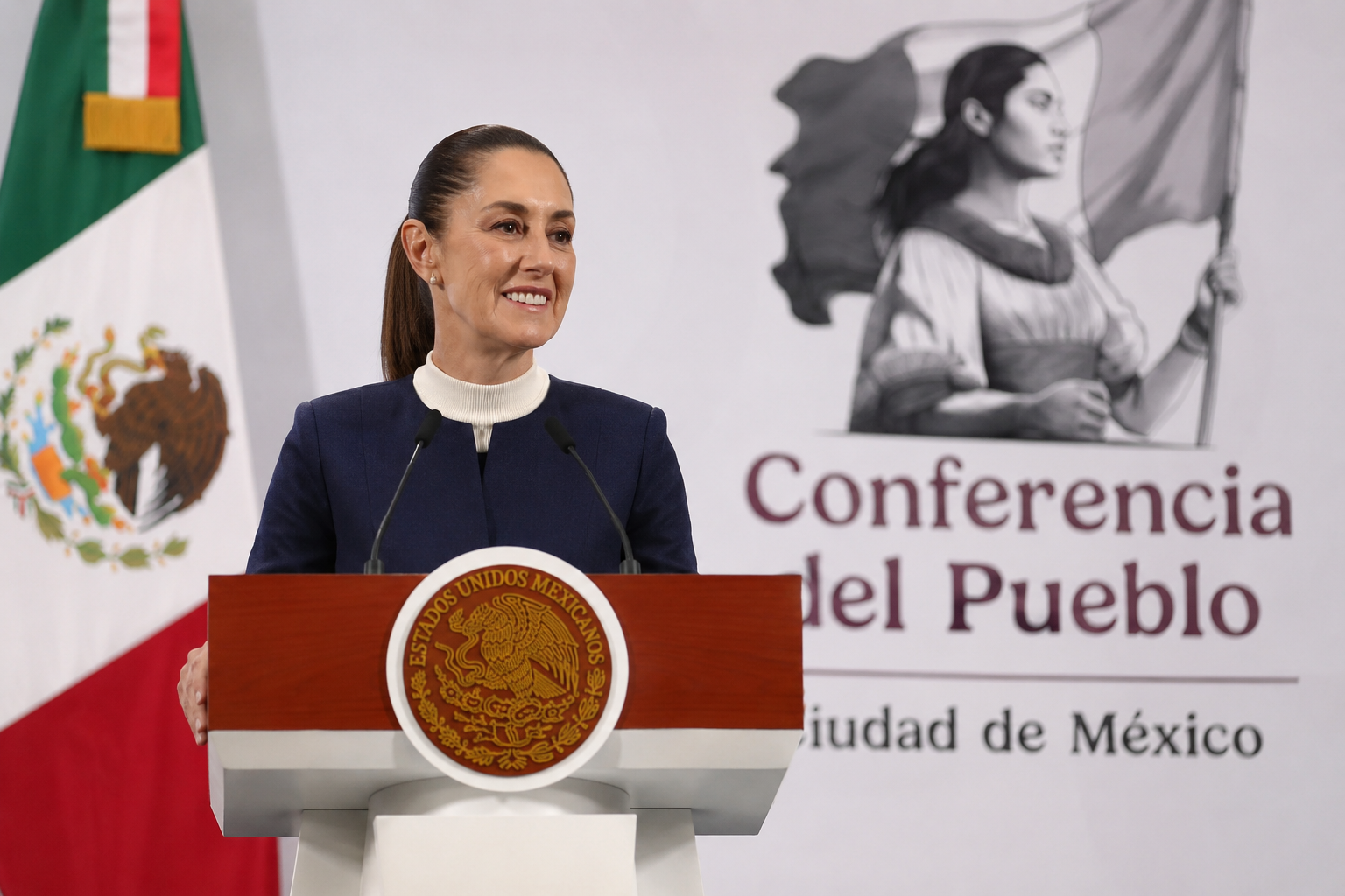 La Presidenta iniciará actividades con su conferencia matutina habitual.