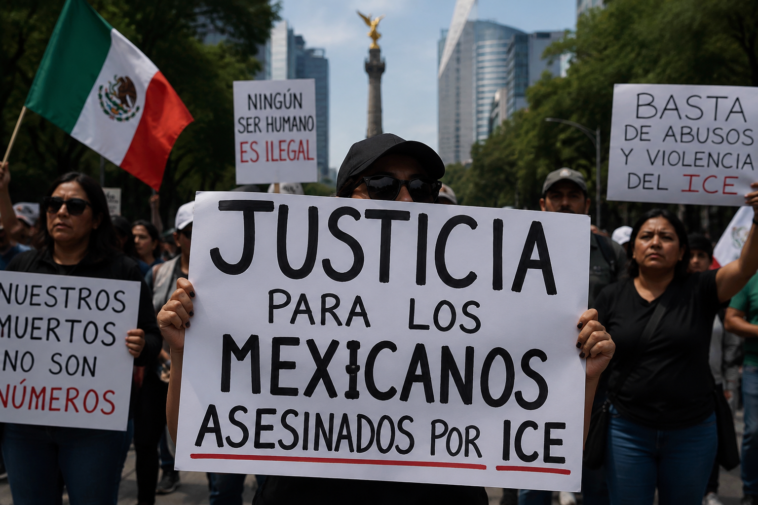 Convocan marcha en CDMX para exigir justicia por mexicanos muertos.