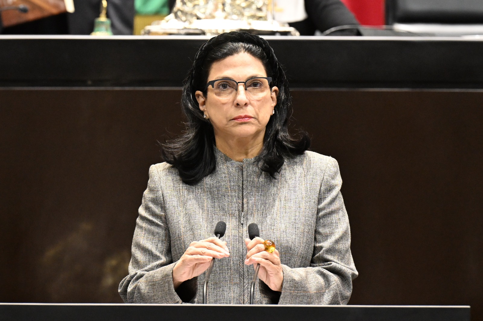 Diputada del PRI plantea en India que sin mujeres no hay democracia plena.