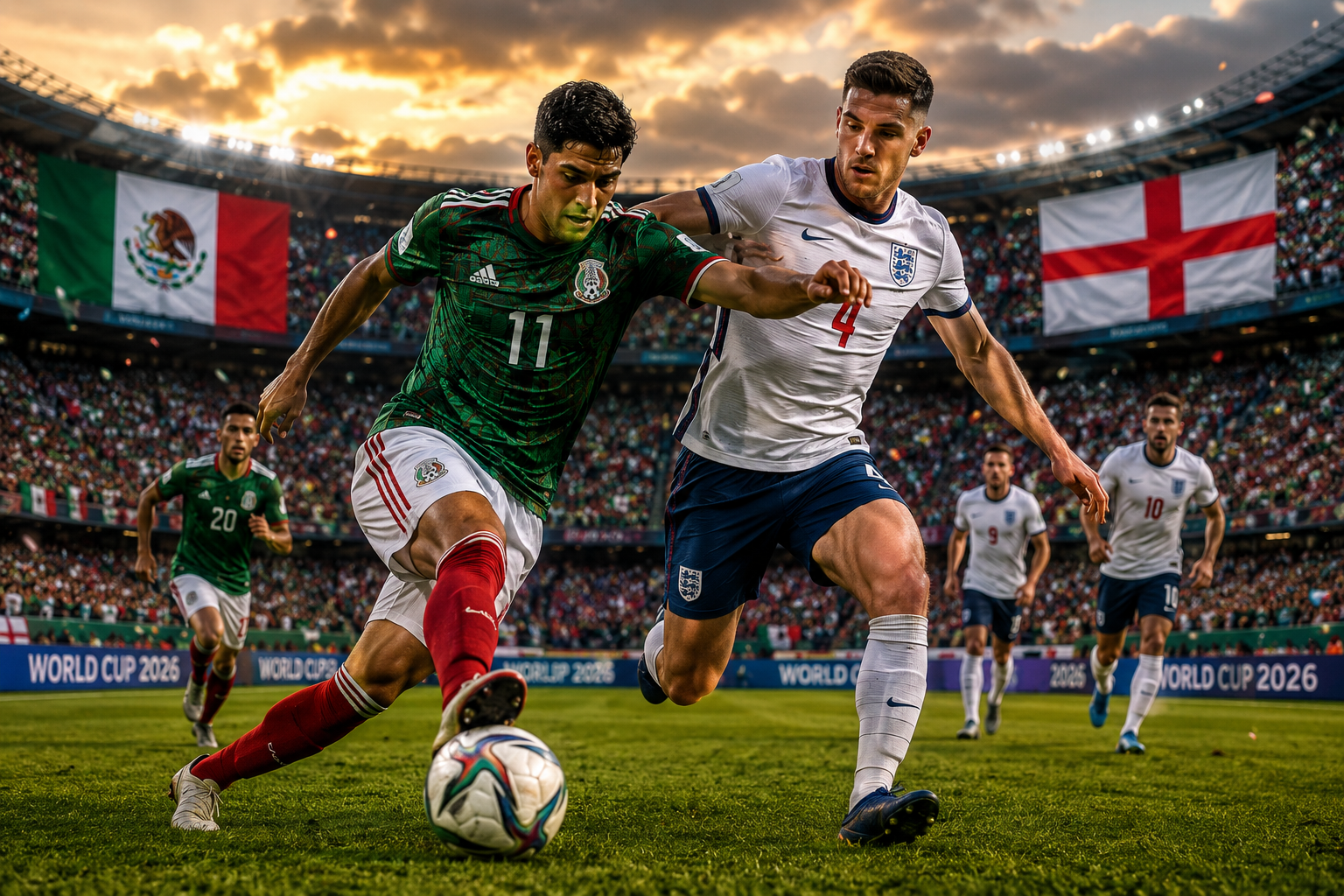 México va por la hazaña ante Inglaterra; Brasil enfrenta a Noruega: partidos del Mundial 2026 hoy 5 de julio y dónde ver EN VIVO