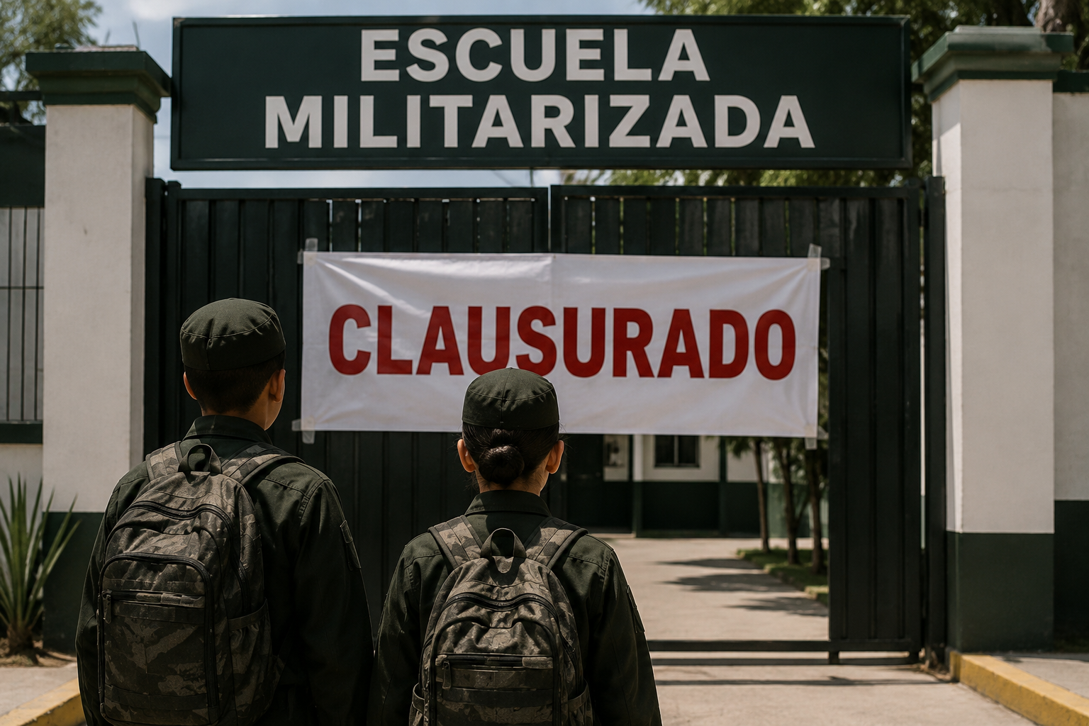 SEP ordena clausurar escuelas con perfil militar antes del ciclo 2026-2027.
