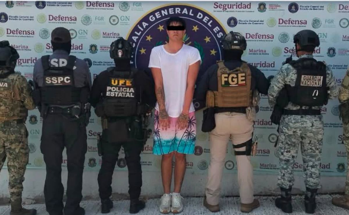 Capturan a presunto sicario del CJNG por crimen de taxista en Acapulco.