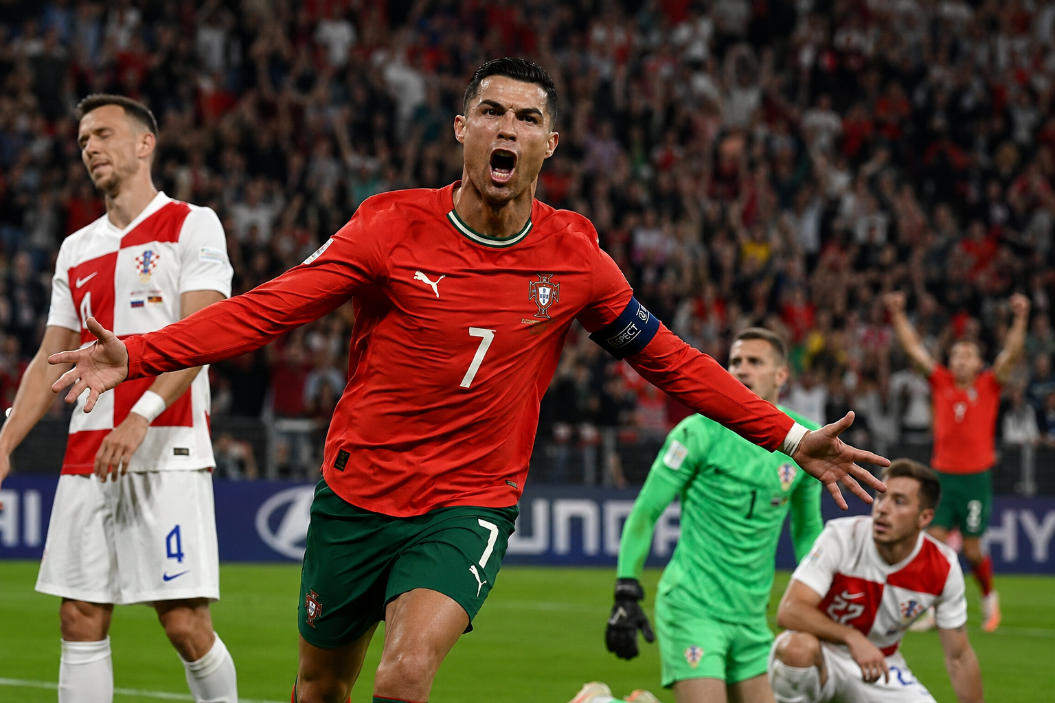Portugal eliminó 2-1 a Croacia tras un gol anulado en el alargue.