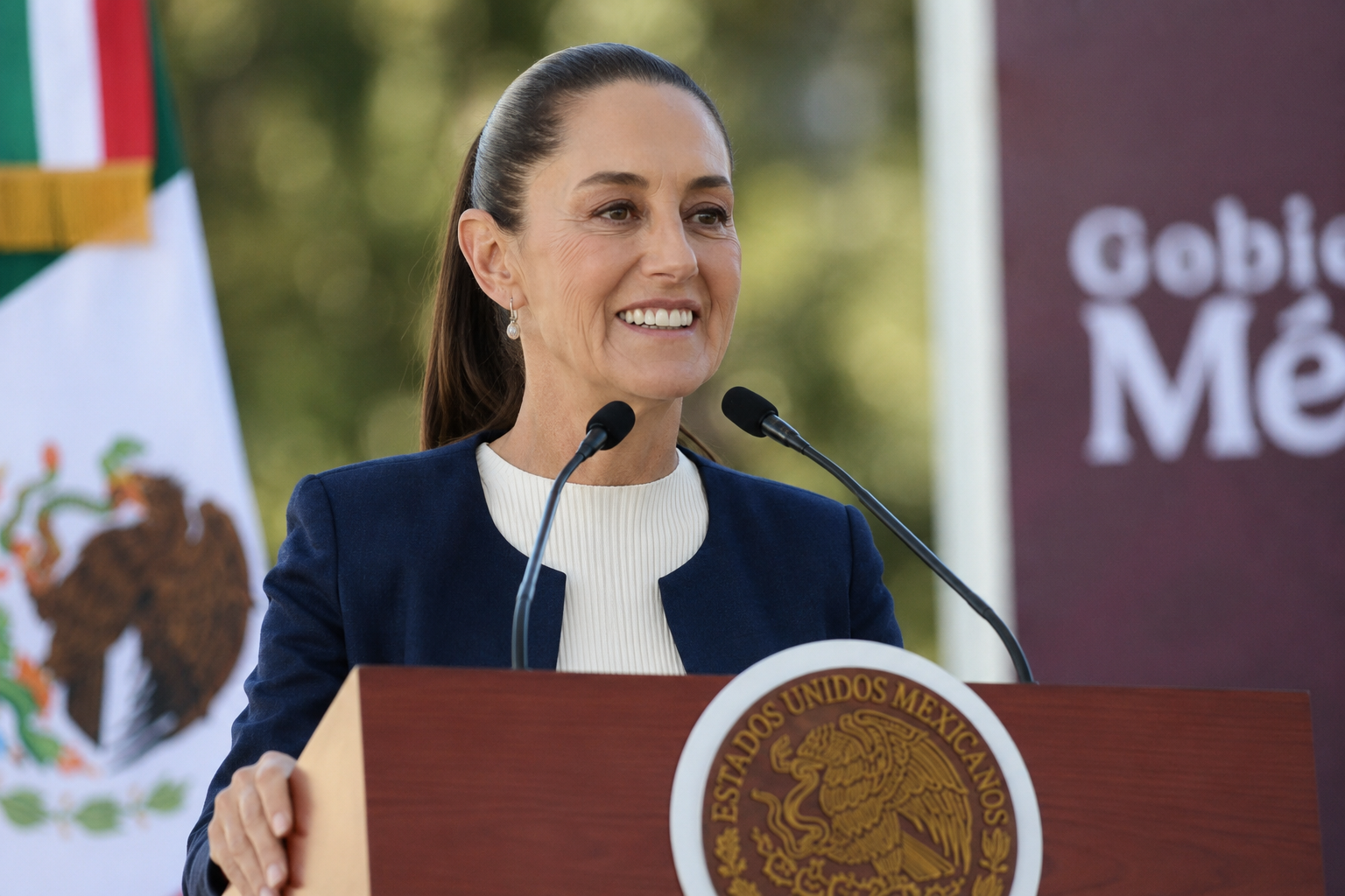 La mandataria encabezará tres actividades oficiales durante su gira estatal.