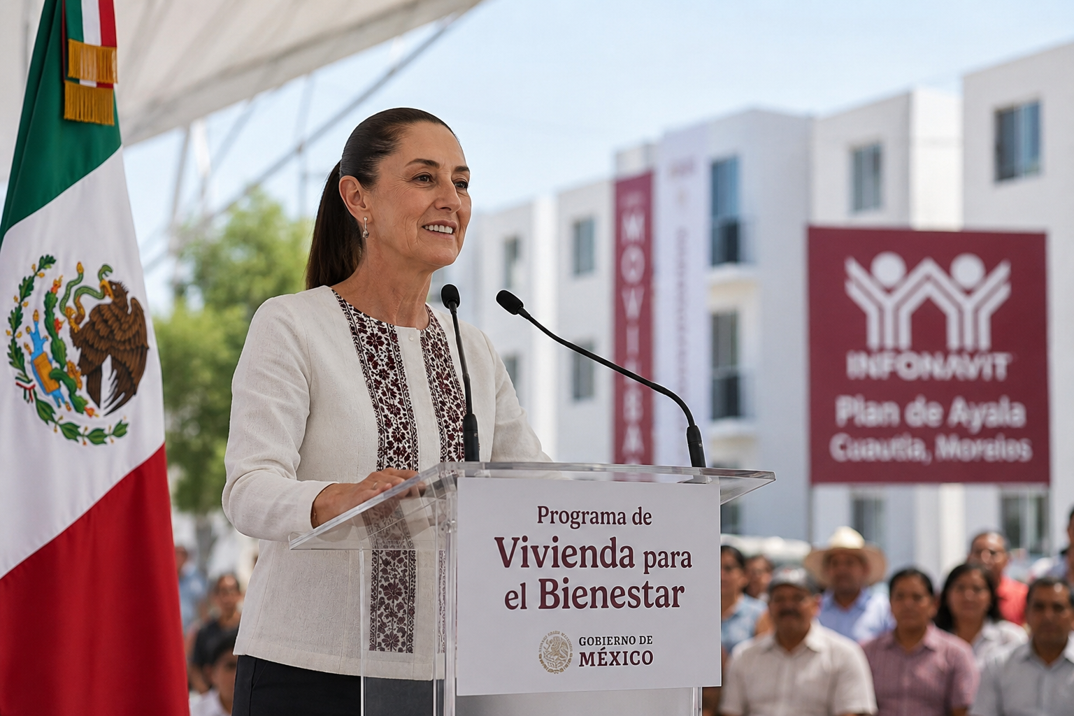 Presidenta encabezará entrega de viviendas en Cuautla, Morelos.