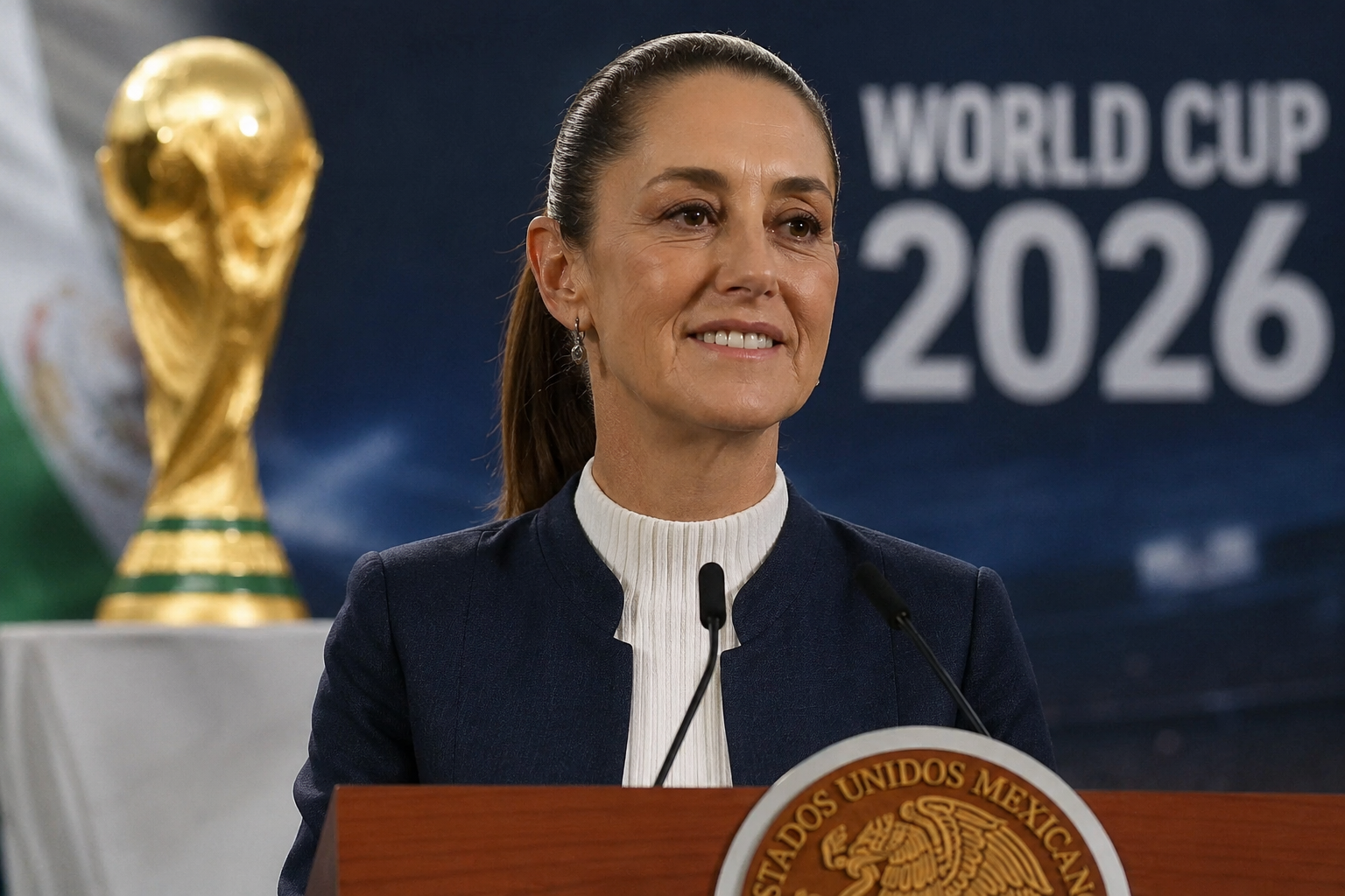 Sheinbaum confirma viaje a la final del Mundial en Nueva Jersey.