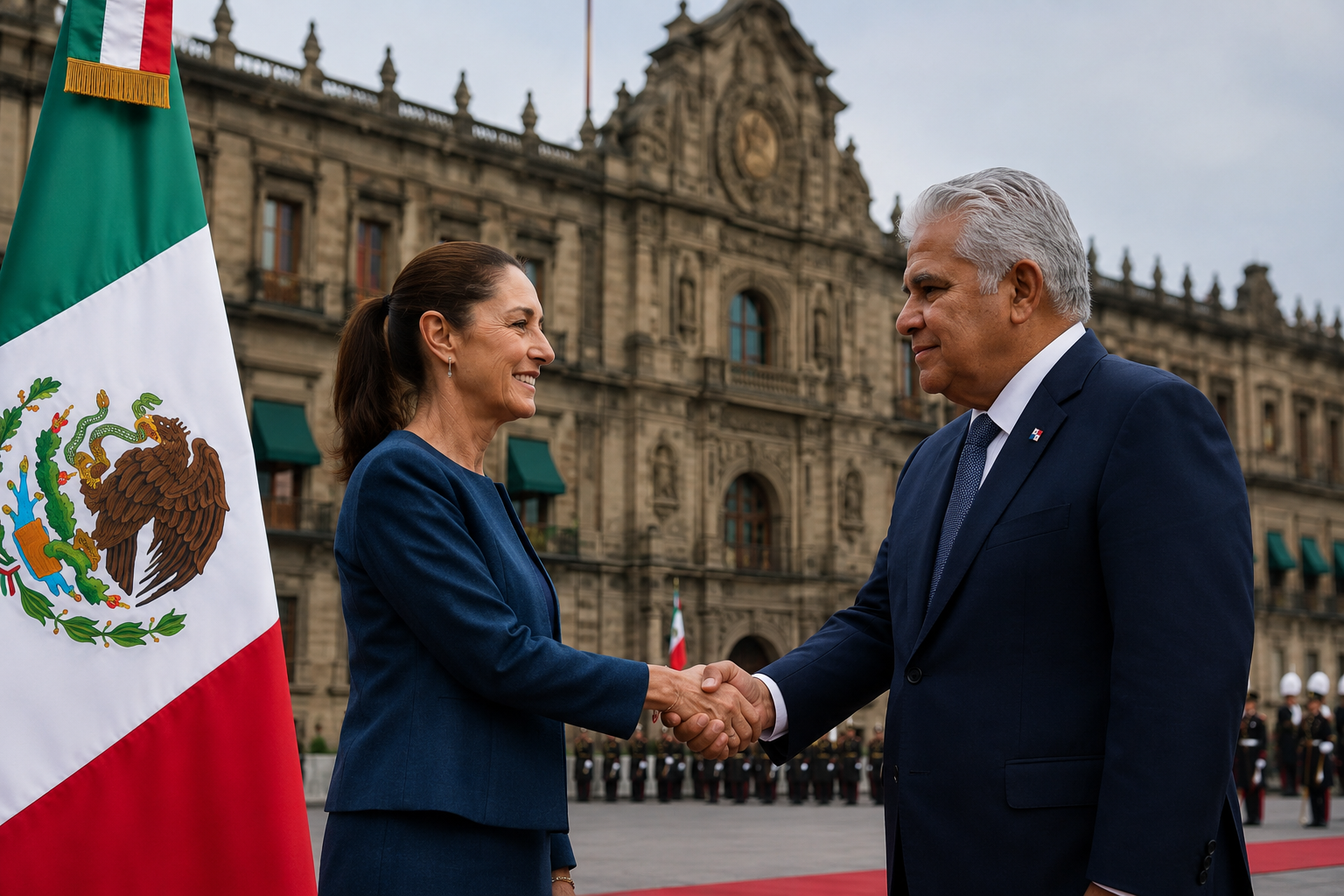 La presidenta Claudia Sheinbaum iniciará la jornada con su conferencia matutina y posteriormente sostendrá una reunión oficial con el mandatario panameño, José Raúl Mulino