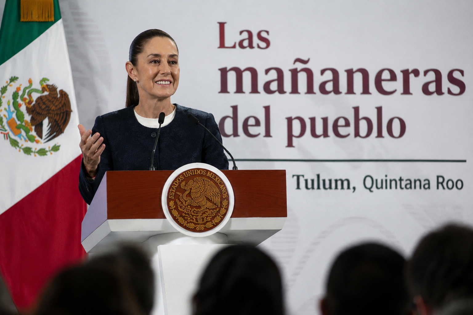 Sheinbaum tendrá gira en Quintana Roo con mañanera y entrega de escrituras.