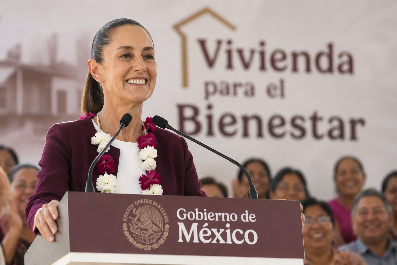 Presidenta encabezará entrega de vivienda y Pensión Mujeres Bienestar.