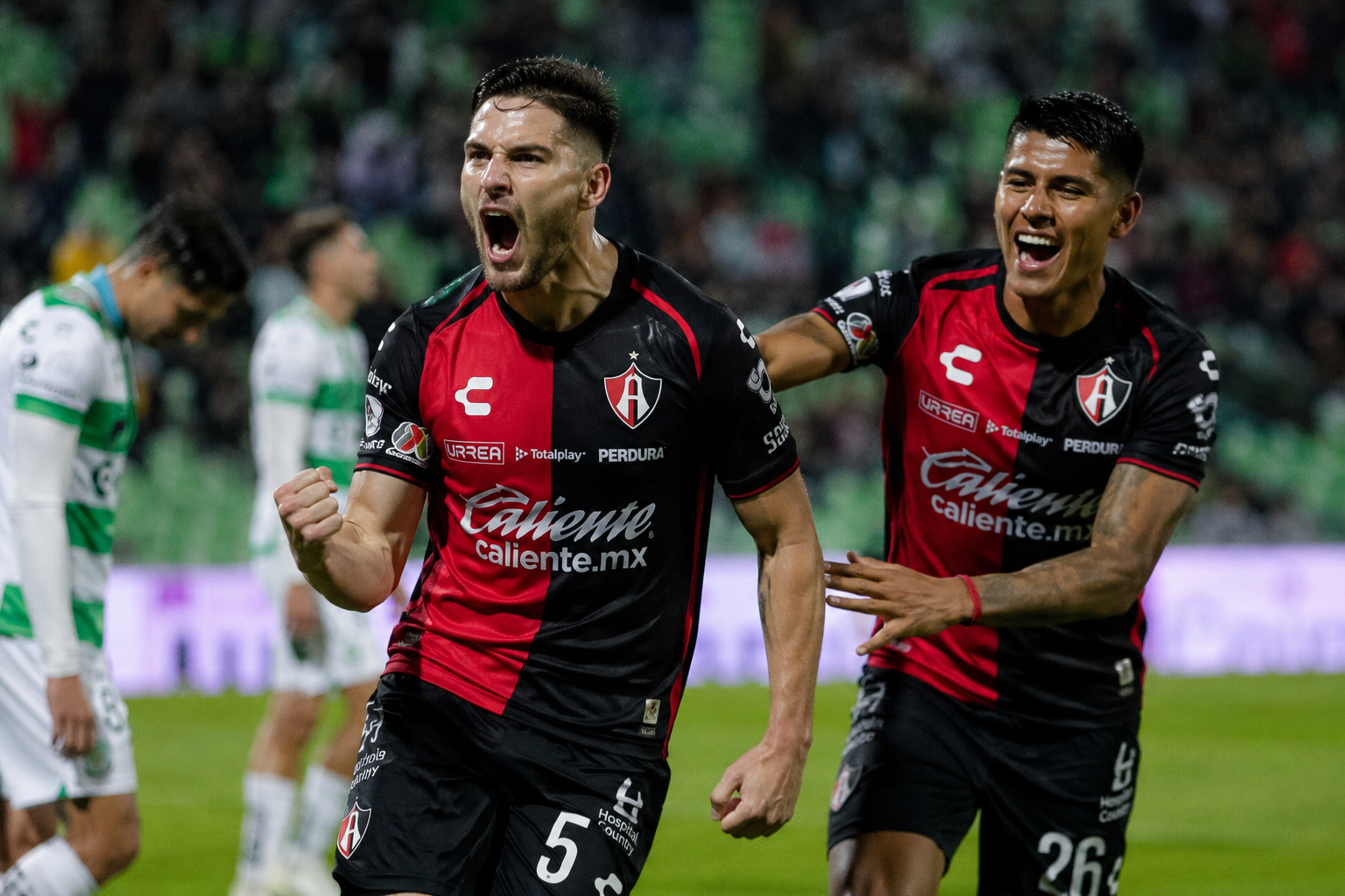 Atlas vence 1-0 a Santos y suma su segundo triunfo en la Liga MX.
