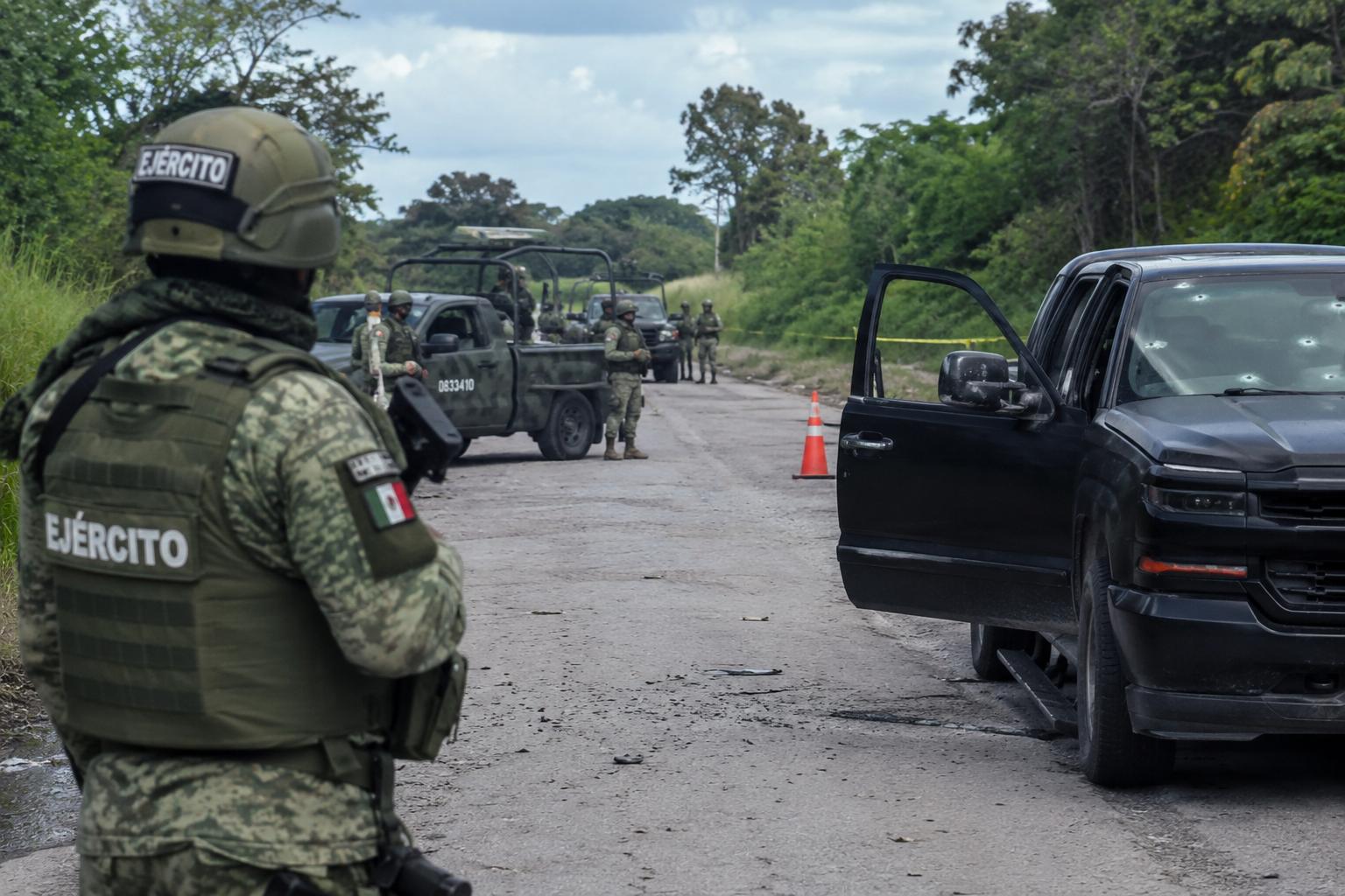 Dos heridos y arsenal asegurado tras choque armado en Tamaulipas.