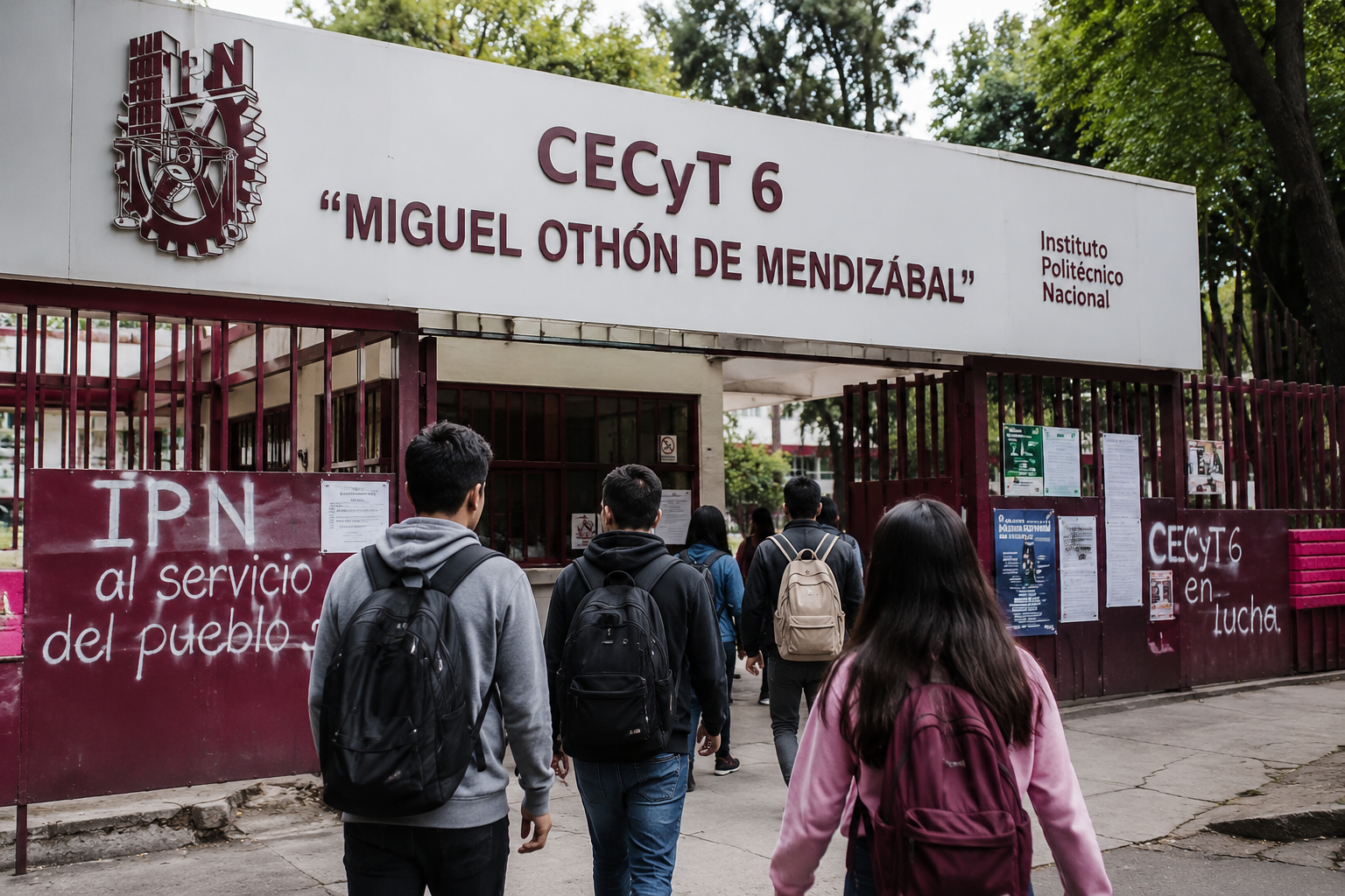 Con 530 votos, alumnos del CECyT 6 acuerdan terminar paro y volver a clases.