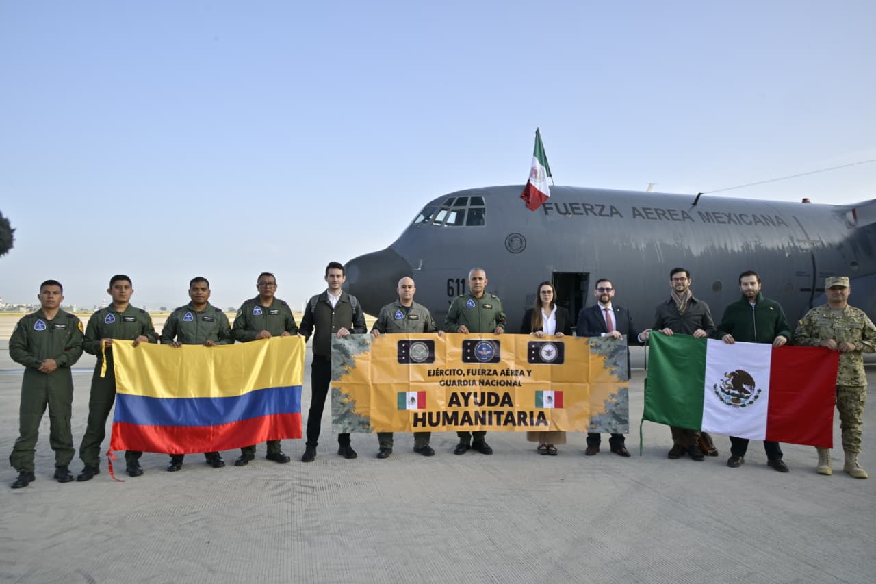 Brigada de Defensa sigue en México y está lista para viajar a Colombia.