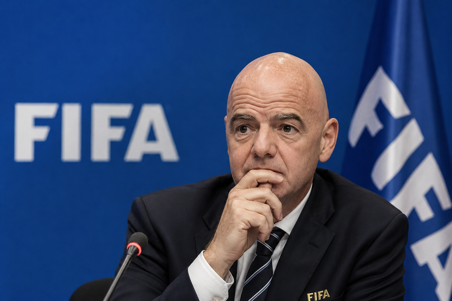 Crisis en FIFA obliga a Infantino a reunir a la cúpula en Marruecos.