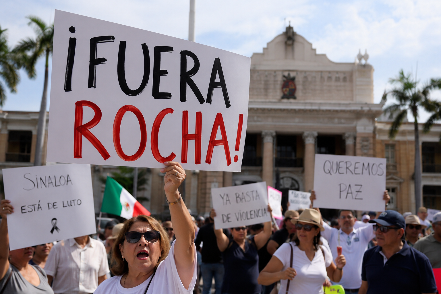 Ciudadanos protestarán en Culiacán por el retorno de Rocha al gobierno.