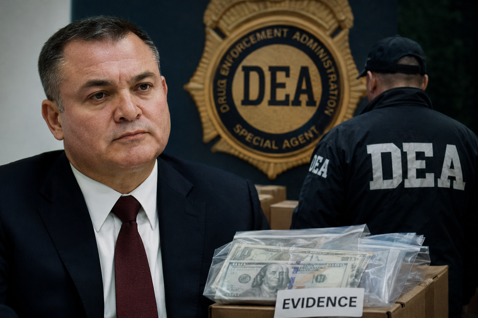 DEA advierte que buscará más bienes ligados a la red de García Luna