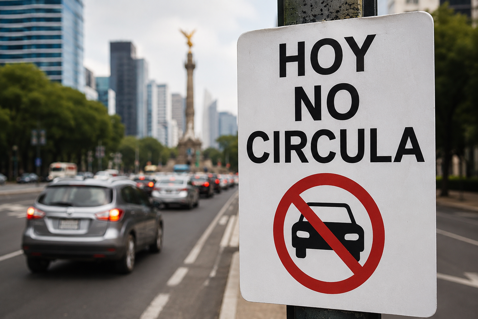 El Hoy No Circula cambia la jornada de miles de conductores este jueves