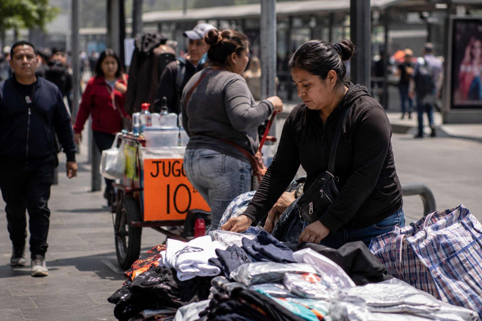 Informalidad laboral sigue alta y afecta más a las mujeres en México.