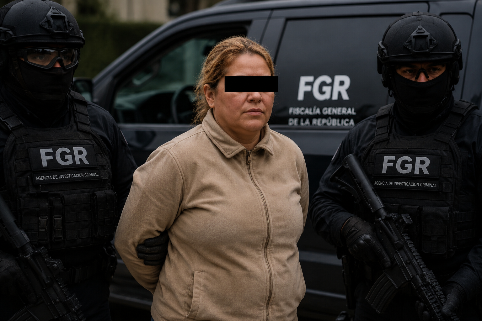 FGR captura a presunta operadora de una red global de tráfico de cocaína