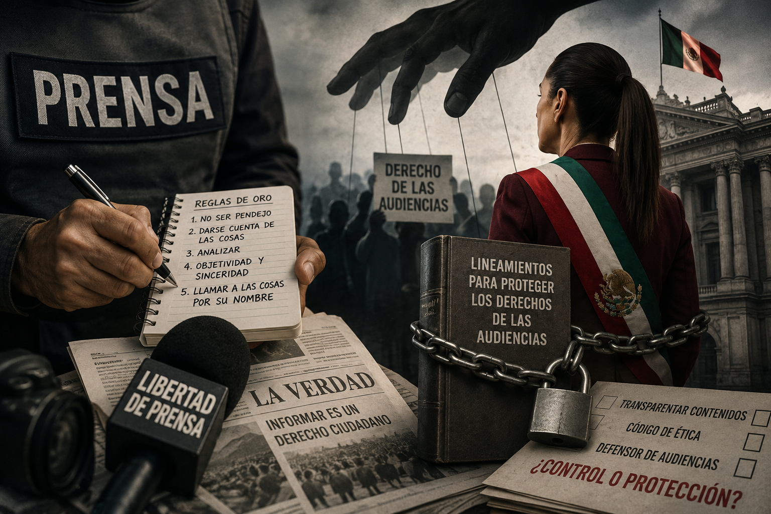 Libertad de prensa frente a regulación y derechos de las audiencias.