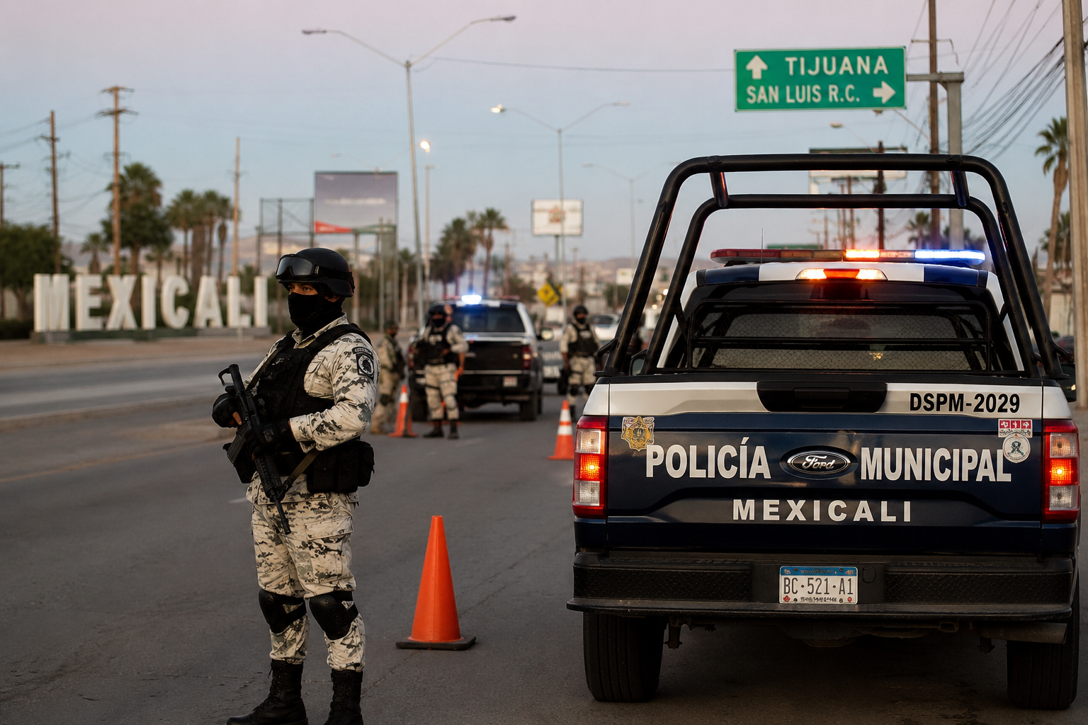 Gobierno mexicano despliega vigilancia tras advertencia de seguridad de EU.