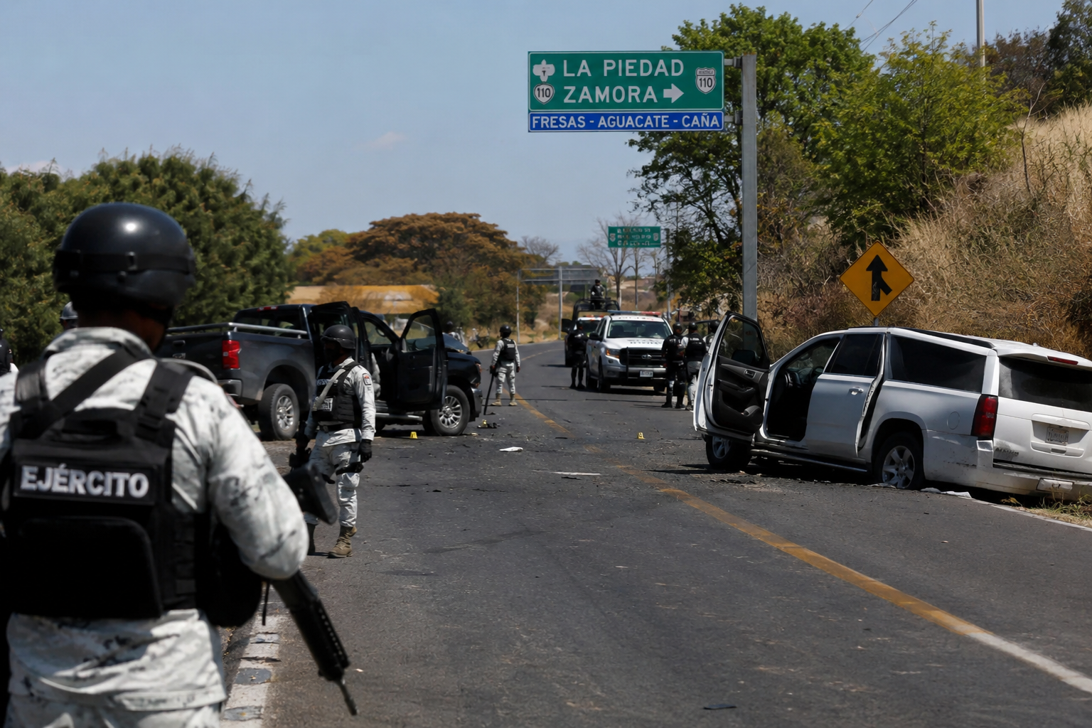 Ejército y Guardia Nacional repelen ataque armado en La Piedad.