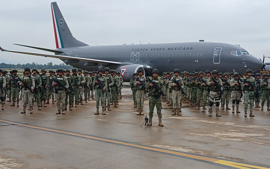 Ejército despliega 300 efectivos para reforzar seguridad en Sinaloa.