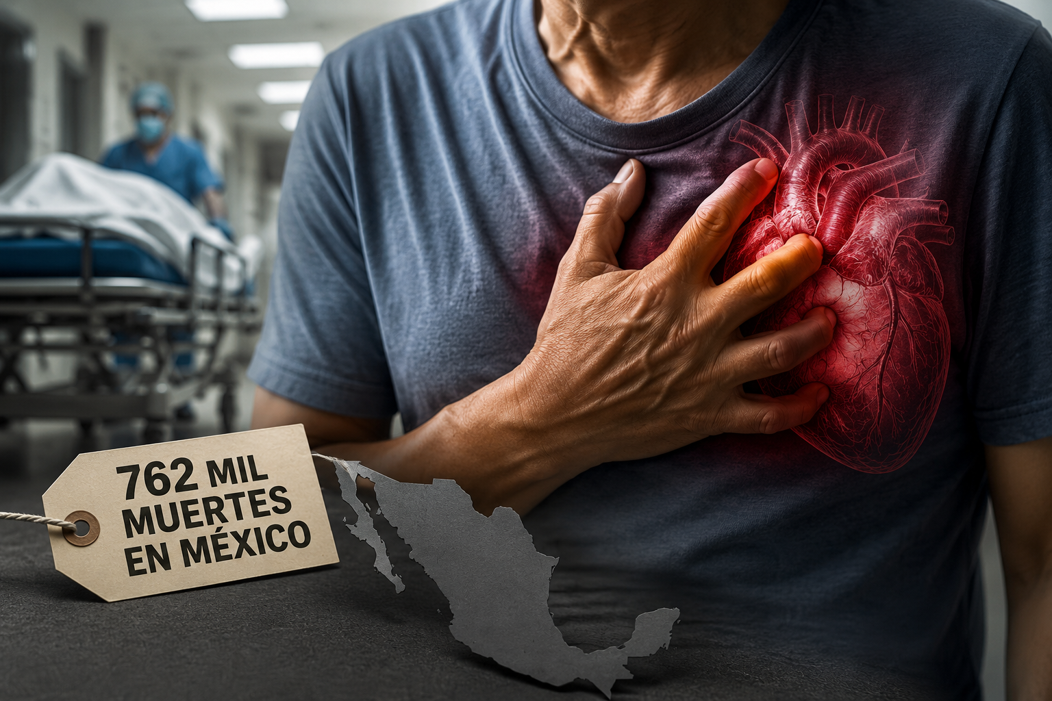 Corazón, diabetes y cáncer concentran las principales muertes en México