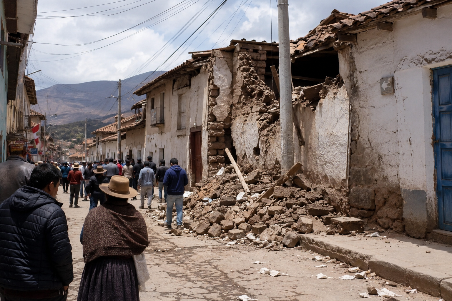 Fuerte sismo de 7.2 sacude Ayacucho y se percibe en varias regiones.