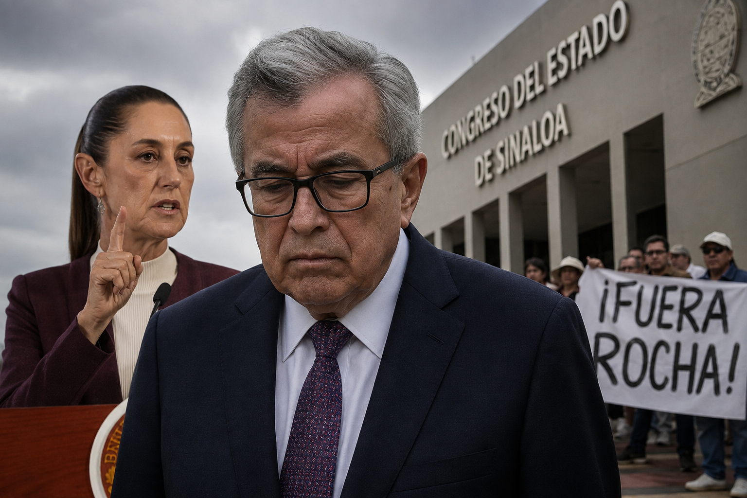 Presidenta reprueba retorno de Rocha; Congreso aplaza relevo en Sinaloa