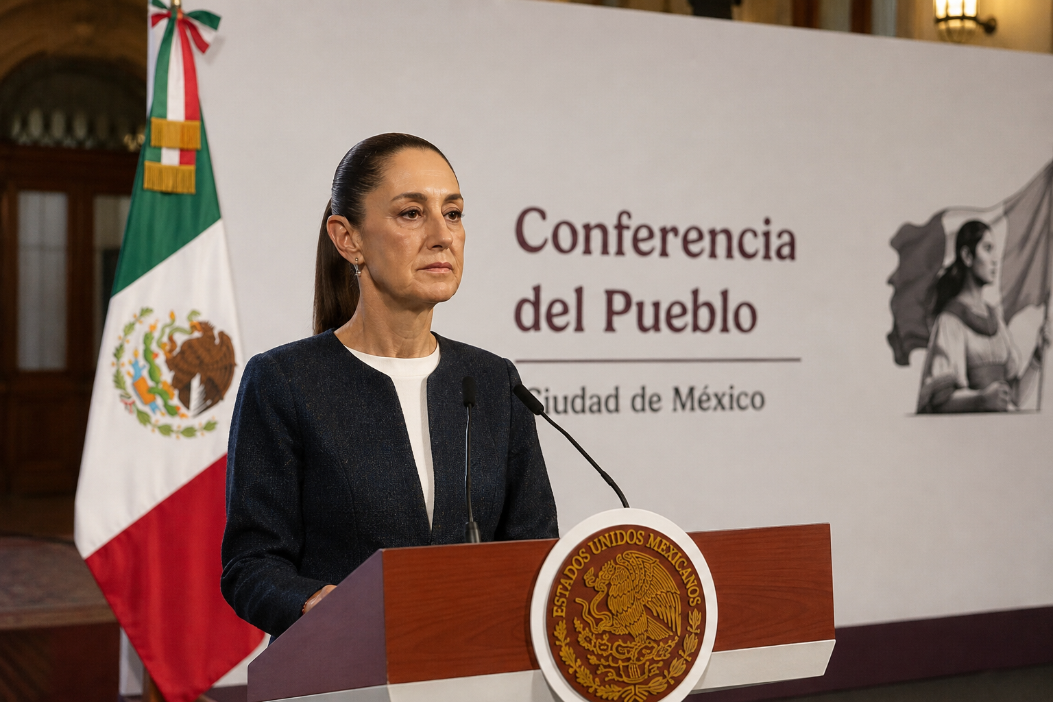 La presidenta Claudia Sheinbaum Pardo tendrá este jueves 27 de agosto una agenda pública reducida a una sola actividad oficial: su conferencia matutina en Palacio Nacional. La agenda distribuida por la Coordinación General de Comunicación Social y Vocería del Gobierno de la República únicamente consigna “Las mañaneras del pueblo”, programada para las 07:30 horas en el Salón de Tesorería de Palacio Nacional. El documento oficial no incluye reuniones, giras, ceremonias, encuentros con funcionarios ni otros actos públicos de la mandataria para el resto de la jornada. La agenda difundida consta únicamente de la conferencia presidencial y posteriormente cierra con el mensaje dirigido a los medios para agradecer su asistencia y difusión. De esta manera, Presidencia deja sin actividades públicas adicionales la agenda de Sheinbaum para este jueves, al menos conforme a la programación oficial entregada a los medios de comunicación. La ausencia de otros eventos en el documento no significa necesariamente que la Presidenta carezca de actividades privadas o reuniones de trabajo durante el día; únicamente establece que no fueron anunciadas más actividades públicas en la agenda oficial difundida hasta este miércoles 26 de agosto.