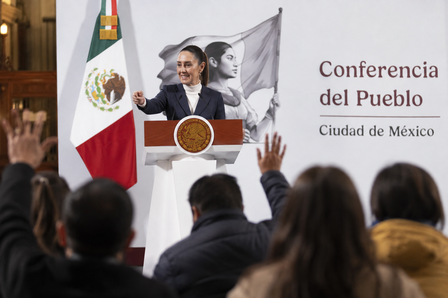 La agenda oficial contempla dos actividades públicas en Palacio Nacional.