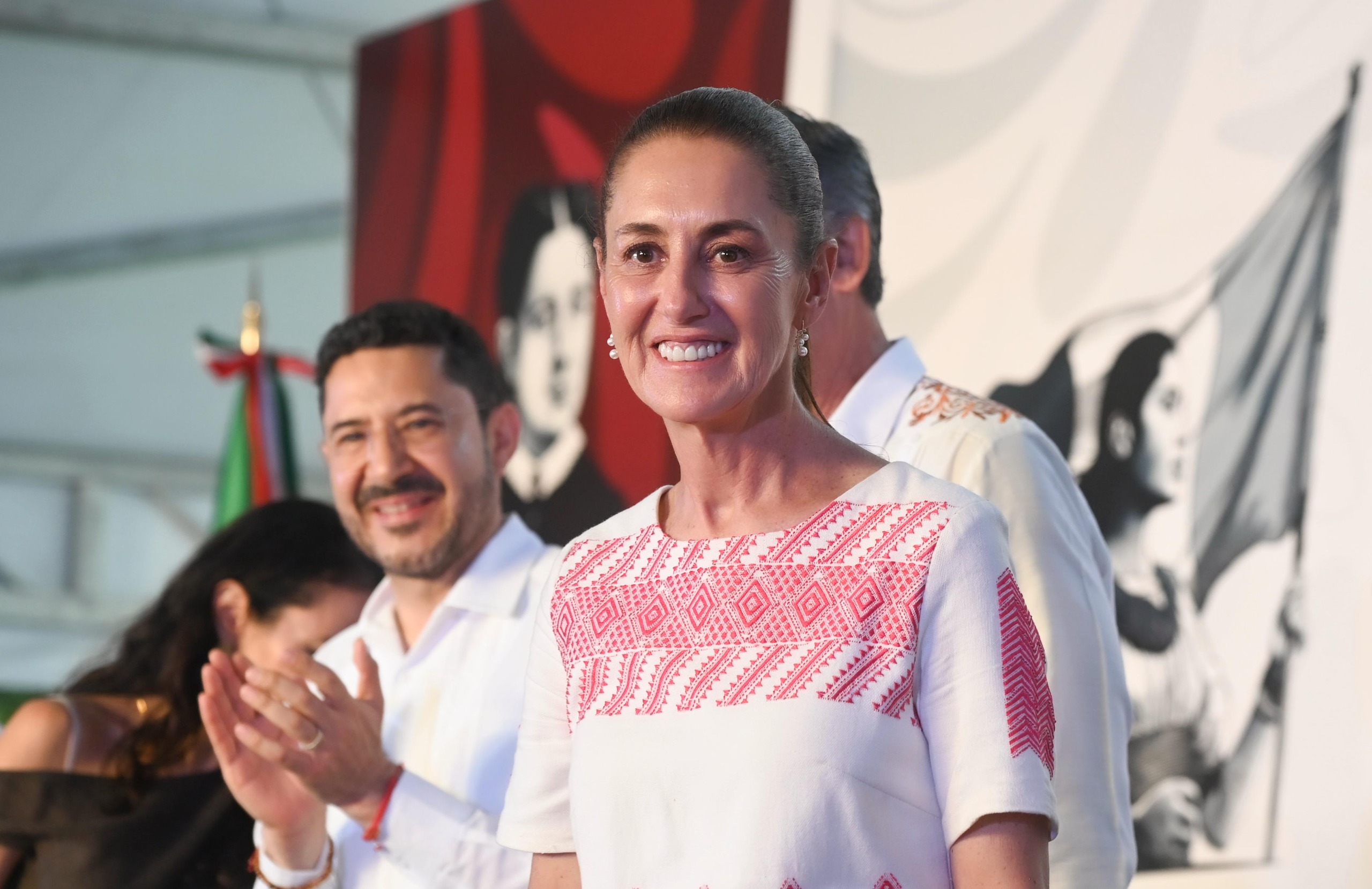 Sheinbaum afirma desde Tampico que en México sólo manda el pueblo soberano.