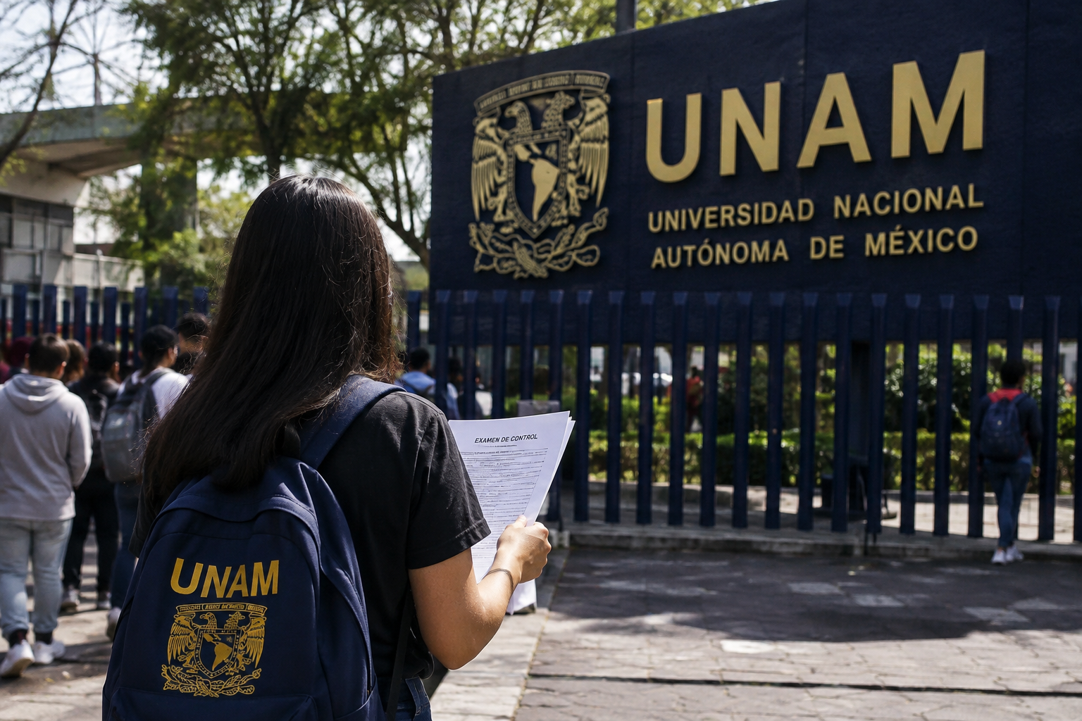 La UNAM mantiene firmes las sedes del examen pese a largos traslados.