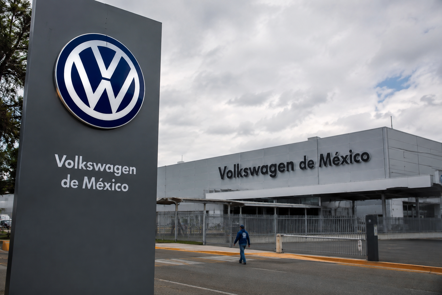 VW elimina un turno en Puebla ante presión del mercado automotriz.