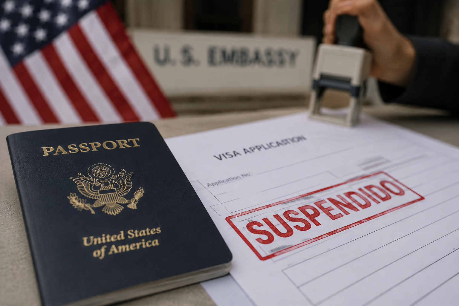 Washington frena entrevistas mientras endurece revisión a inmigrantes.