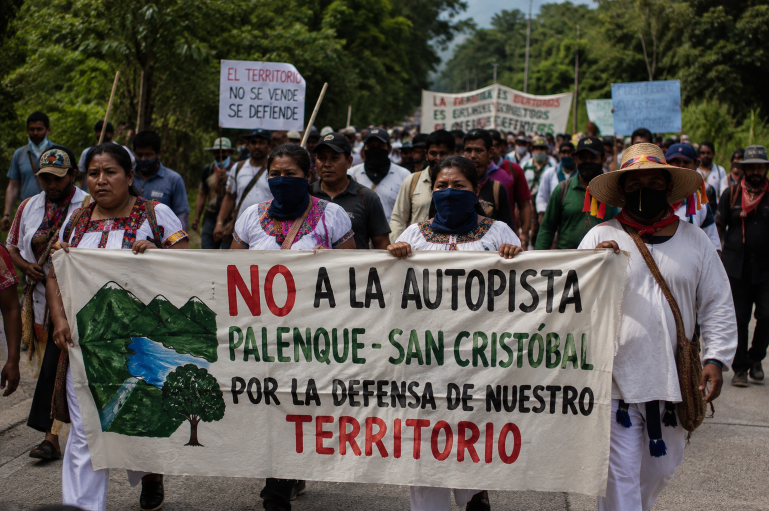 Comunidades indígenas exigen frenar violencia y defender sus territorios