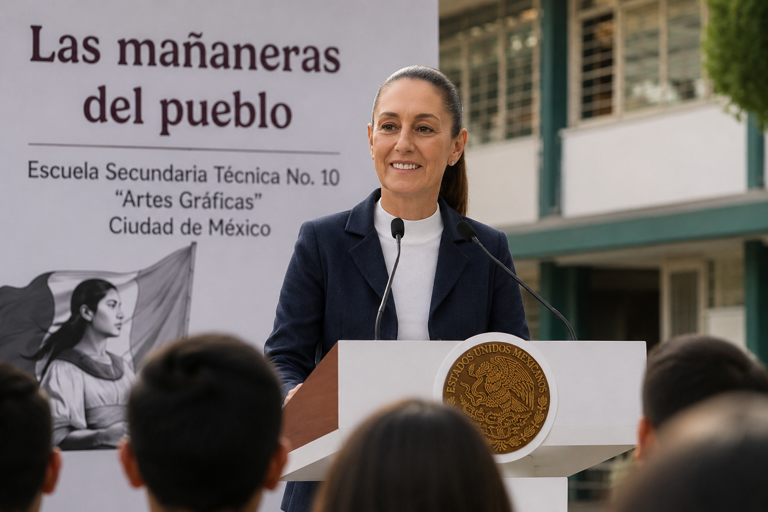 La Presidenta encabezará su conferencia a las 7:30 horas en la CDMX.