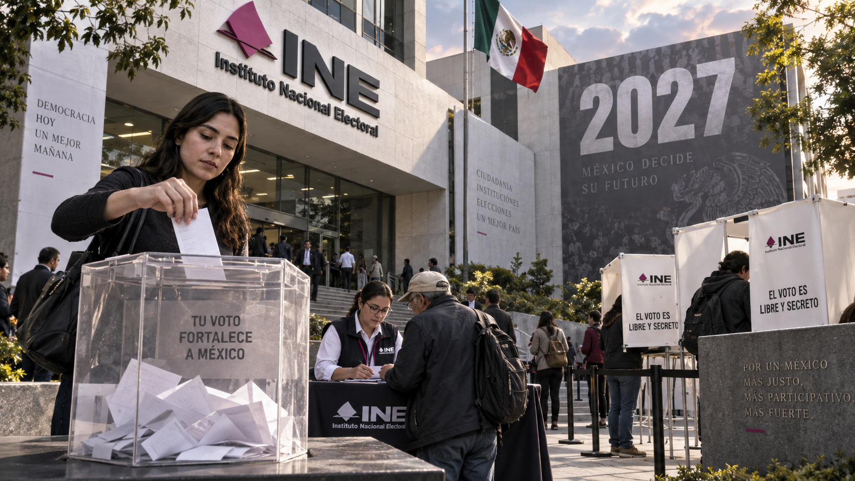 El INE abre la elección 2027 con 20 mil 109 cargos en disputa nacional