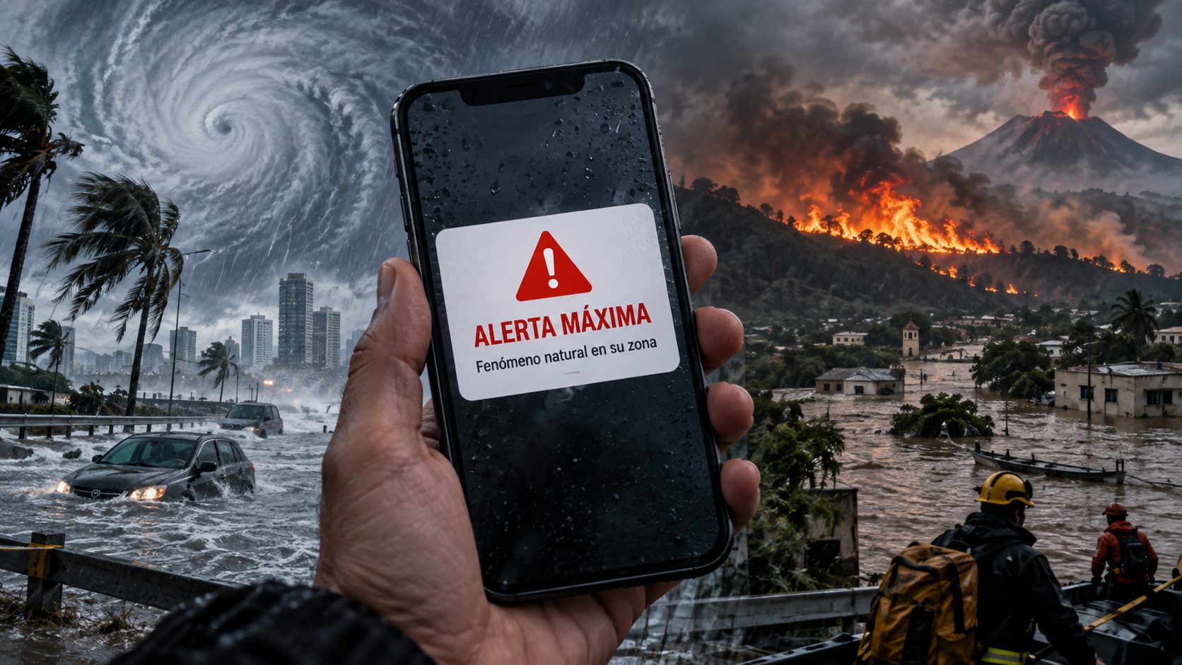 CRT suma alerta máxima por huracanes, incendios e inundaciones a móvil