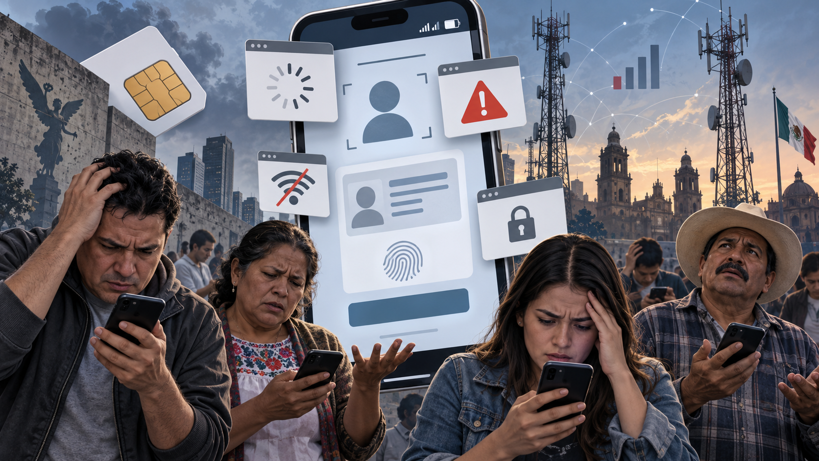 Avanza registro celular, pero fallas frenan a miles de usuarios.