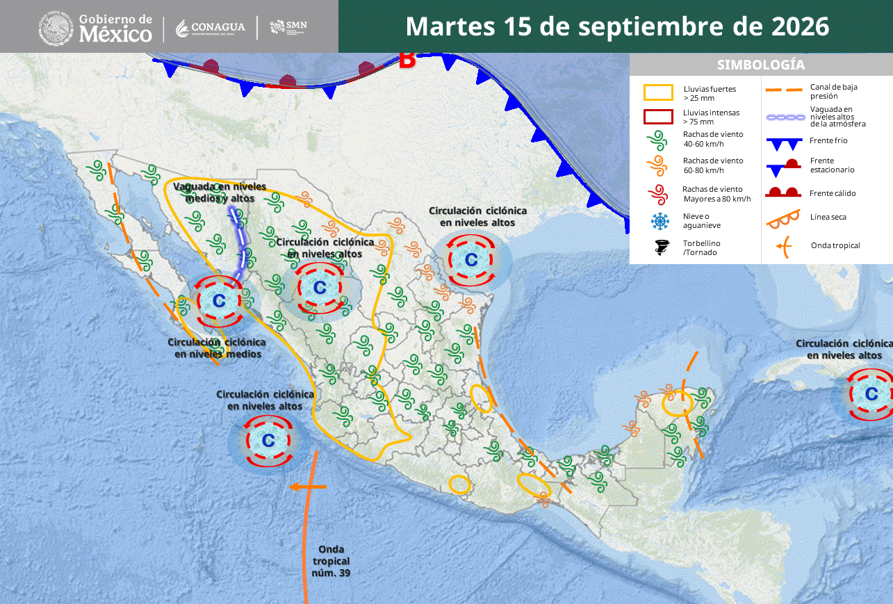 Monzón y onda tropical azotan al País con lluvias y calor
