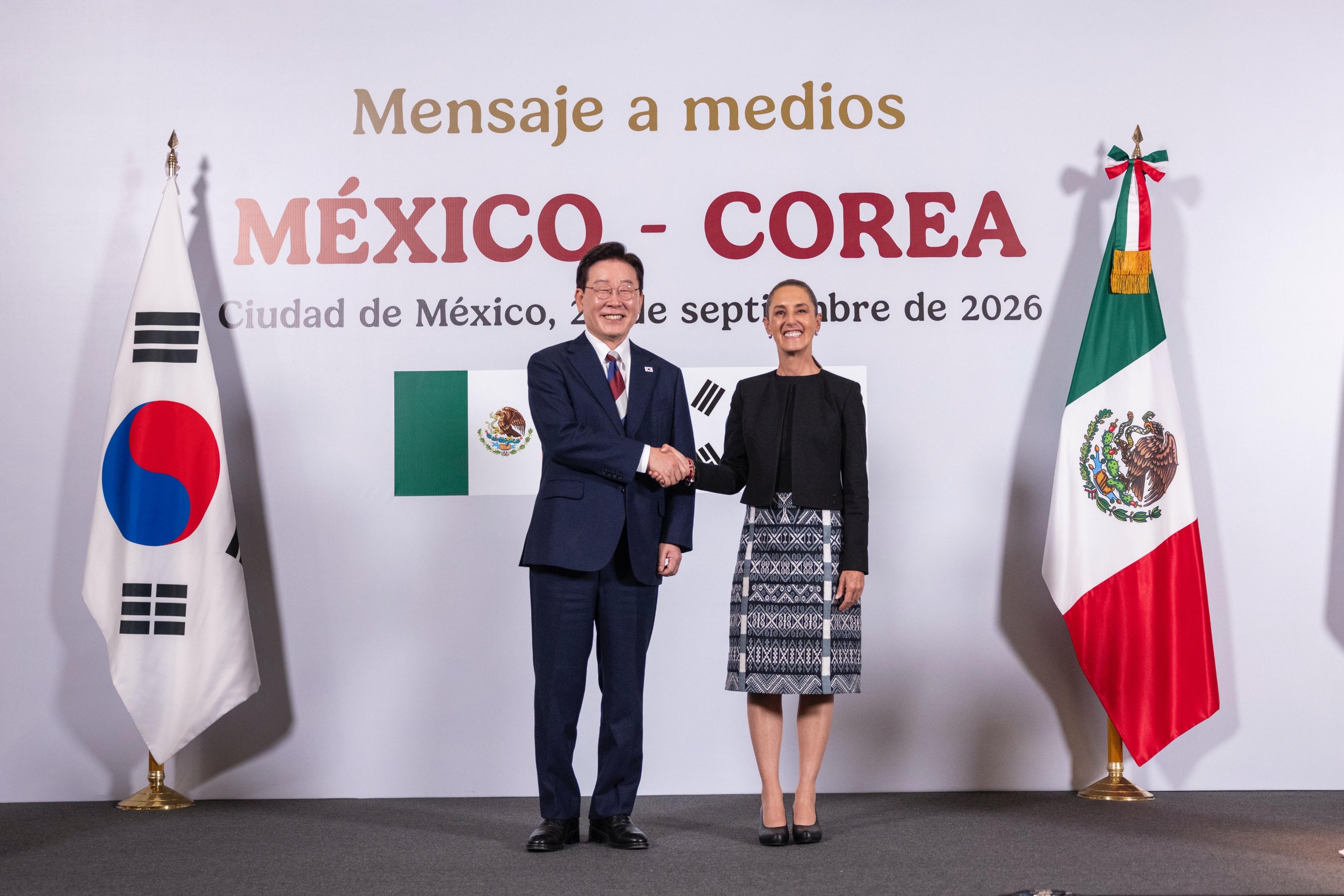 México y Corea sellan 17 acuerdos en tecnología, inversión y educación